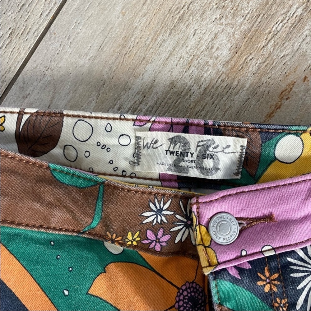 Free people Just float on by jeans in Psychedelic combo size 6 - Picture 11 of 16